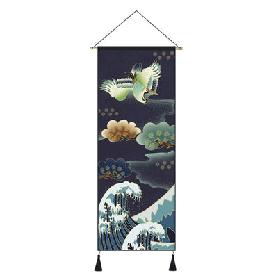 Cuadro Decorativo Ukiyo-E Grúa y Dama Japonesa para Sala y Dormitorio - Image 6