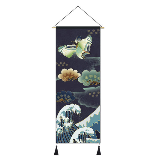 Cuadro Decorativo Ukiyo-E Grúa y Dama Japonesa para Sala y Dormitorio - Image 6