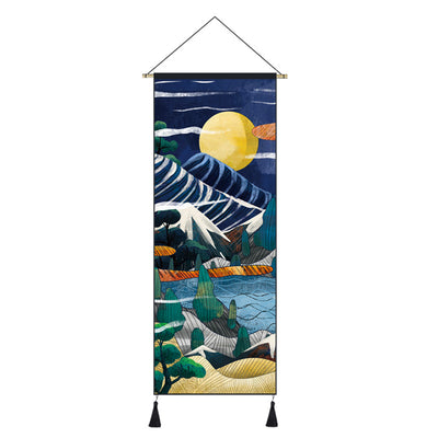 Cuadro Decorativo Ukiyo-E Grúa y Dama Japonesa para Sala y Dormitorio - Image 5
