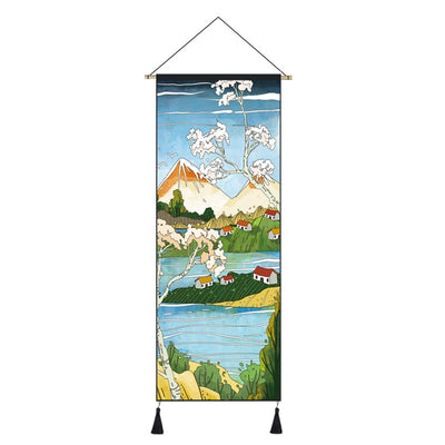 Cuadro Decorativo Ukiyo-E Grúa y Dama Japonesa para Sala y Dormitorio - Image 11