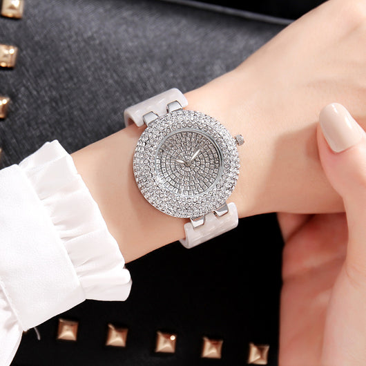 Reloj de Lujo Gypsophila con Estrellas y Diamantes - Elegancia Británica - Image 24