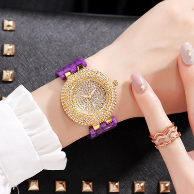 Reloj de Lujo Gypsophila con Estrellas y Diamantes - Elegancia Británica - Image 8