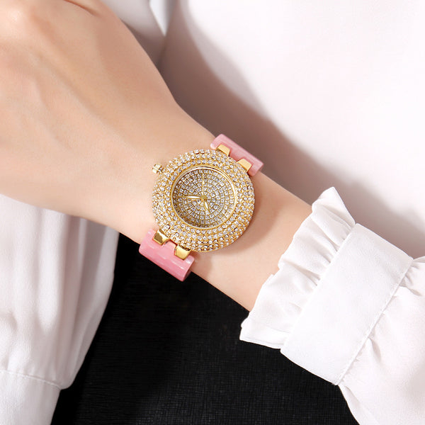 Reloj de Lujo Gypsophila con Estrellas y Diamantes - Elegancia Británica - Image 12
