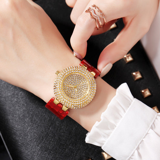 Reloj de Lujo Gypsophila con Estrellas y Diamantes - Elegancia Británica - Image 6