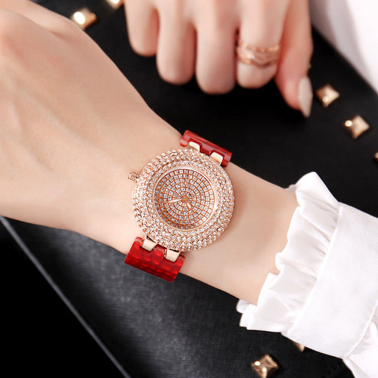 Reloj de Lujo Gypsophila con Estrellas y Diamantes - Elegancia Británica - Image 11