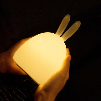 Lámpara de Silicona Conejo Colorida con Luz LED - Image 2