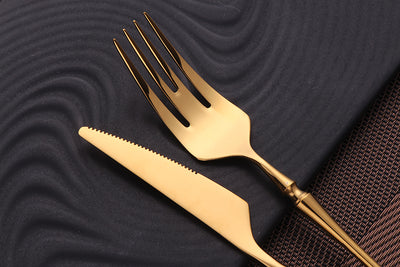 Juego de 4 Piezas de Cubertería de Acero Inoxidable para Carnes - Image 6