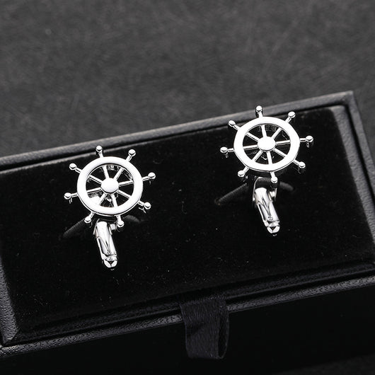 Gemelos de Boda Luxury con Circonitas Engarzadas - Estilo Francés - Image 8