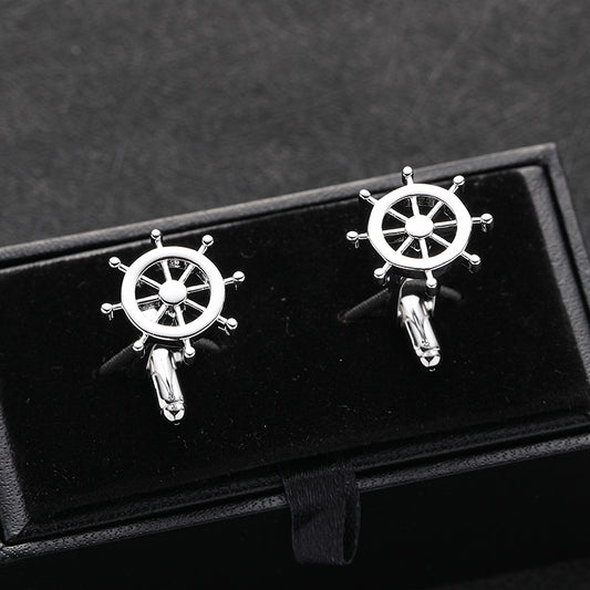 Gemelos de Boda Luxury con Circonitas Engarzadas - Estilo Francés