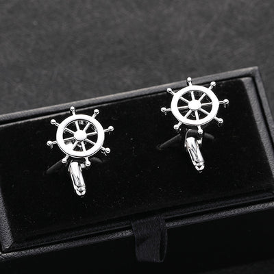 Gemelos de Boda Luxury con Circonitas Engarzadas - Estilo Francés