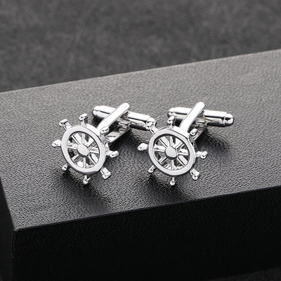Gemelos de Boda Luxury con Circonitas Engarzadas - Estilo Francés - Image 3