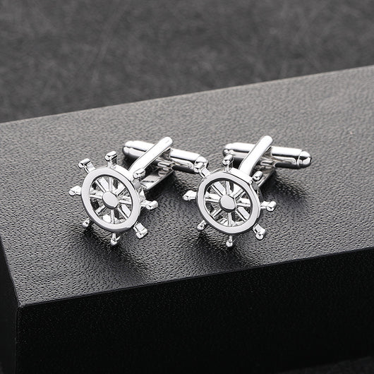 Gemelos de Boda Luxury con Circonitas Engarzadas - Estilo Francés - Image 3