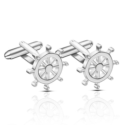 Gemelos de Boda Luxury con Circonitas Engarzadas - Estilo Francés - Image 2