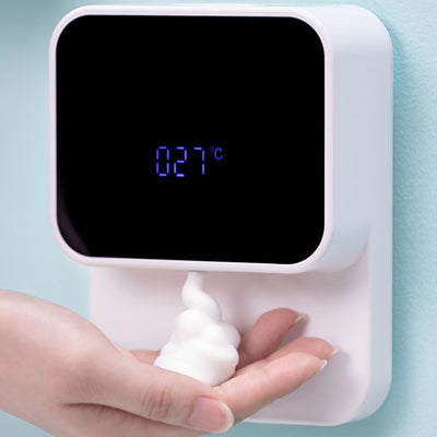 Dispensador Automático de Espuma con Sensor Infrarrojo y Pantalla LED