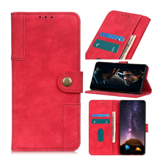 Funda de Cuero para ASUS Zenfone 7 con Patrón Antílope y Hebilla de Cobre - Image 12