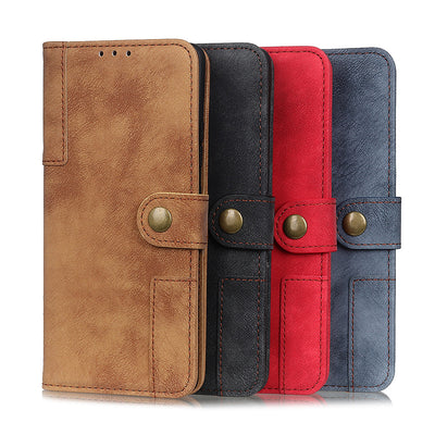 Funda de Cuero para ASUS Zenfone 7 con Patrón Antílope y Hebilla de Cobre - Image 13