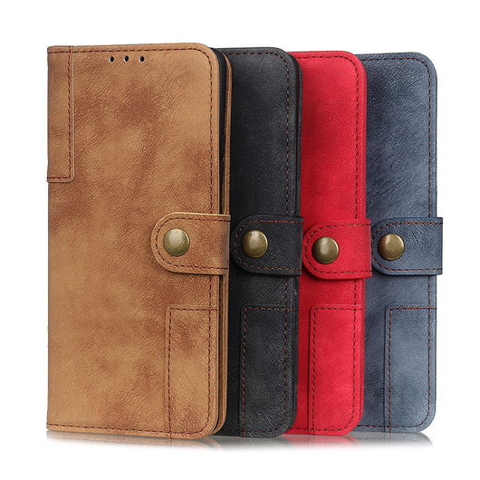 Funda de Cuero para ASUS Zenfone 7 con Patrón Antílope y Hebilla de Cobre - Image 3