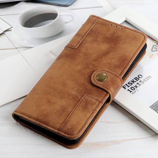 Funda de Cuero para ASUS Zenfone 7 con Patrón Antílope y Hebilla de Cobre - Image 9