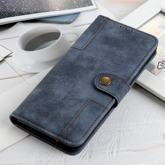 Funda de Cuero para ASUS Zenfone 7 con Patrón Antílope y Hebilla de Cobre - Image 8
