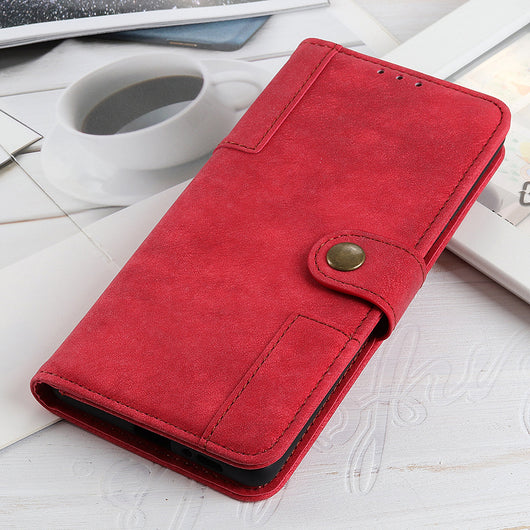 Funda de Cuero para ASUS Zenfone 7 con Patrón Antílope y Hebilla de Cobre - Image 7