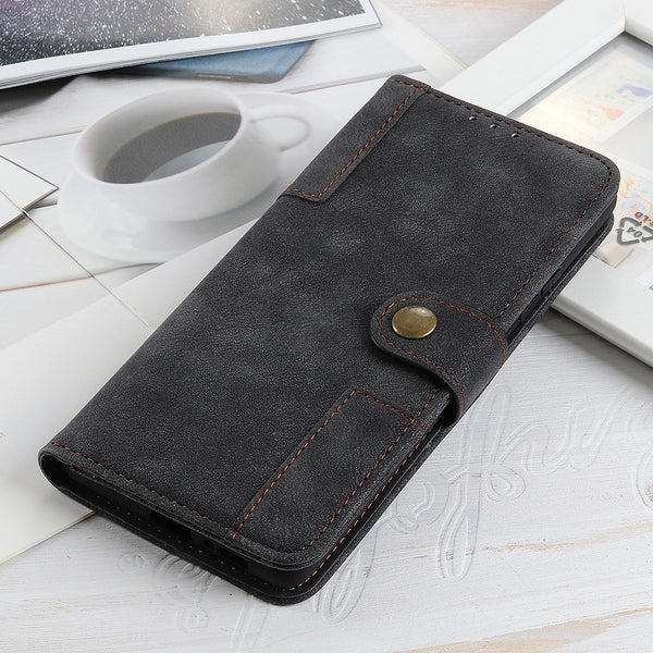 Funda de Cuero para ASUS Zenfone 7 con Patrón Antílope y Hebilla de Cobre - Image 6