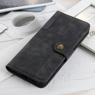 Funda de Cuero para ASUS Zenfone 7 con Patrón Antílope y Hebilla de Cobre - Image 6