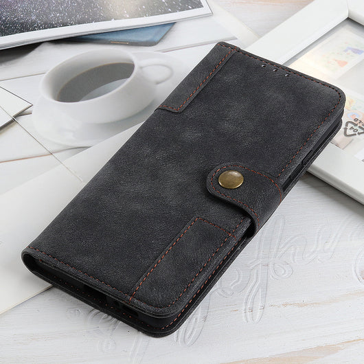 Funda de Cuero para ASUS Zenfone 7 con Patrón Antílope y Hebilla de Cobre - Image 6