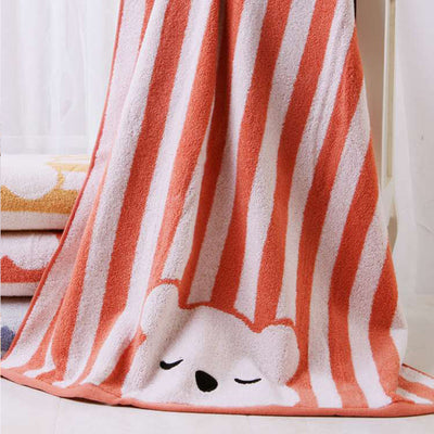 Toalla de Baño Infantil Suave y Absorbente Multicolor con Diseños Animados - Image 5