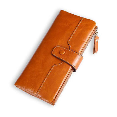 Bolso de Cuero Multifuncional - Cartera y Portamóvil de Moda Europea - Image 7