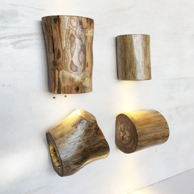 Lámpara de Pared LED Retro en Madera Maciza para Hoteles y Restaurantes - Image 4