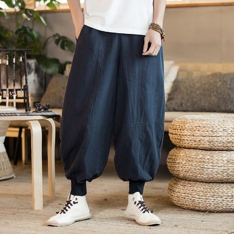 Pantalón Bloomers Tipo Chino de Cintura Ancha - Image 3