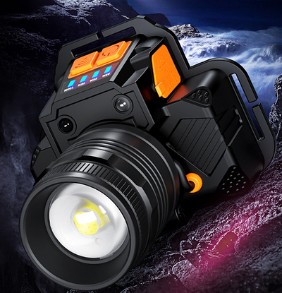 Linterna LED Recargable USB con Zoom y Sensor de Movimiento - Image 9