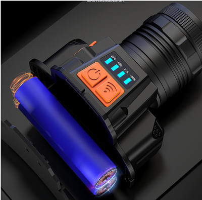 Linterna LED Recargable USB con Zoom y Sensor de Movimiento - Image 8