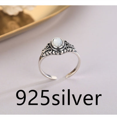 Anillo de Moda con Piedra Azul Elegante - Image 5