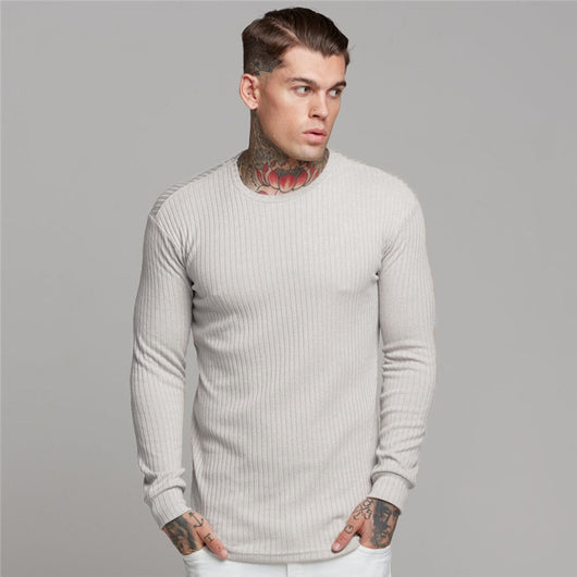 Suéter Cuello Redondo para Hombre - Pullover Casual de Manga Larga - Image 5
