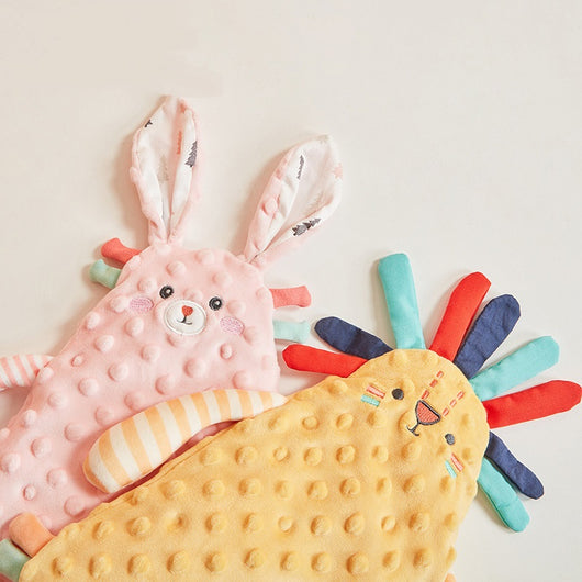 Toallita Apaciguadora de Bebé con Orejas de Conejo Kawaii - Mordedor y Juguete Reconfortante - Image 14