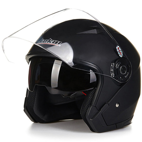Casco Jet de Cara Abierta para Motocicleta