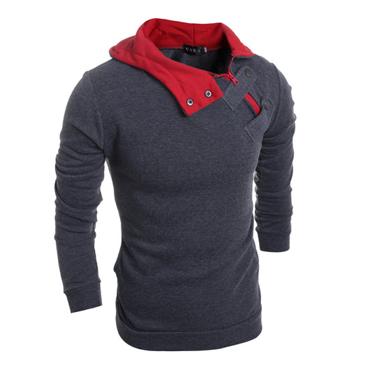 Sudadera Casual para Hombre con Capucha y Forro Polar