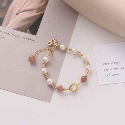 Pulsera de Perlas y Cristales para Mujer - Diseño Elegante y Minimalista - Image 4
