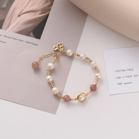 Pulsera de Perlas y Cristales para Mujer - Diseño Elegante y Minimalista - Image 4