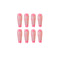Uñas Largas Ballet Rosa Helado Estilo Francés