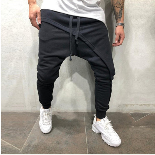 Pantalones Deportivos Hip Hop Slim con Cordón para Hombre - Image 11