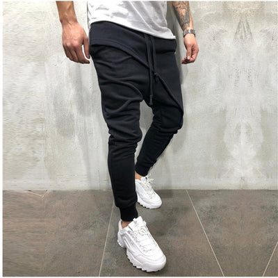 Pantalones Deportivos Hip Hop Slim con Cordón para Hombre - Image 13