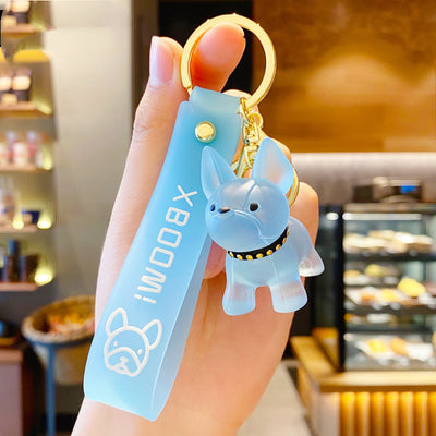 Dije Bulldog Cristal - Llavero de Moda para Parejas y Accesorios Creativos - Image 12