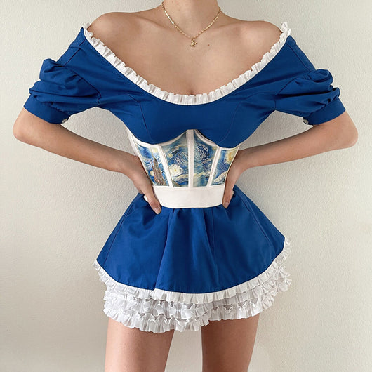 Corset Moldeador Galaxia con Hueso - Shapewear Sexy para Mujer - Image 6