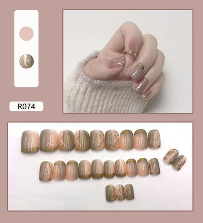 Uñas Postizas Decoradas Removibles - Parches de Diseño Nail Art - Image 40