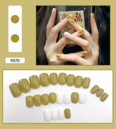 Uñas Postizas Decoradas Removibles - Parches de Diseño Nail Art - Image 46