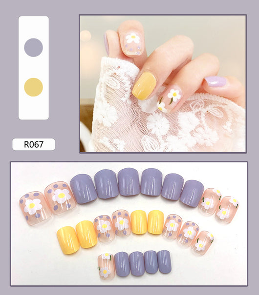 Uñas Postizas Decoradas Removibles - Parches de Diseño Nail Art - Image 50