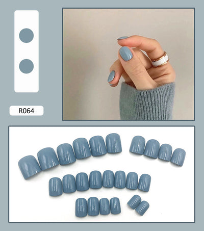 Uñas Postizas Decoradas Removibles - Parches de Diseño Nail Art - Image 51