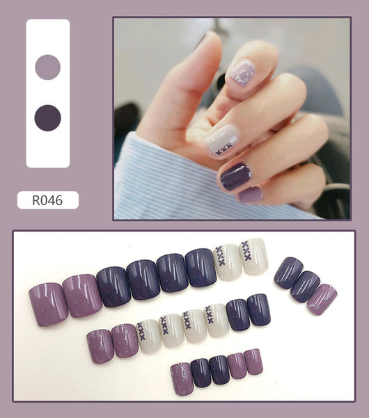 Uñas Postizas Decoradas Removibles - Parches de Diseño Nail Art - Image 74